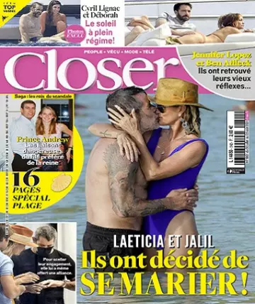 Closer N°842 Du 30 Juillet 2021